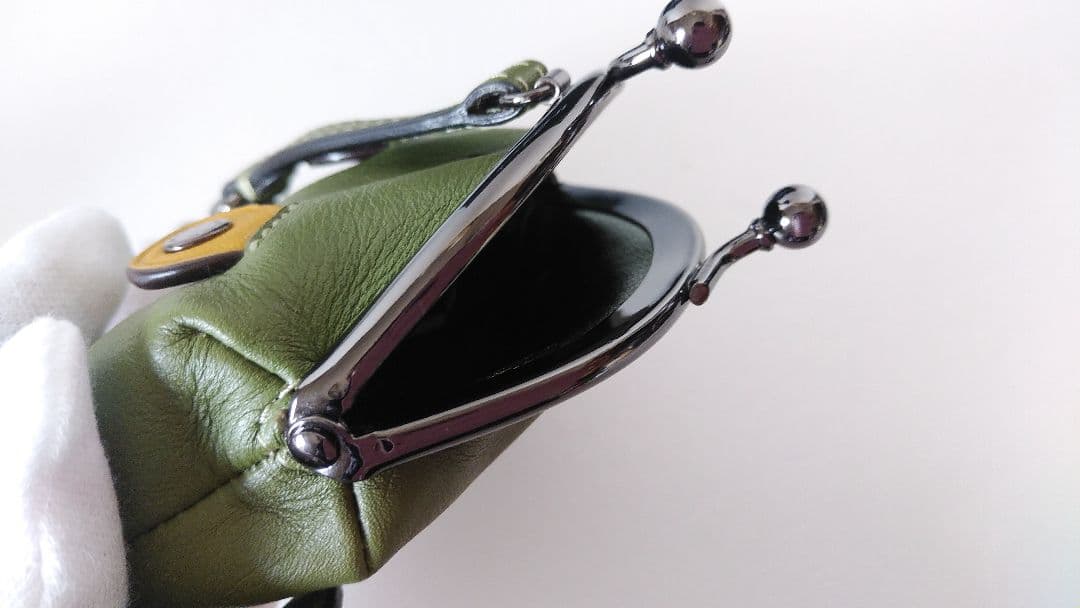 希少☆未使用☆コーチ☆ケース ポーチ 小物入れ チャーム☆蛙 フロッグ☆革