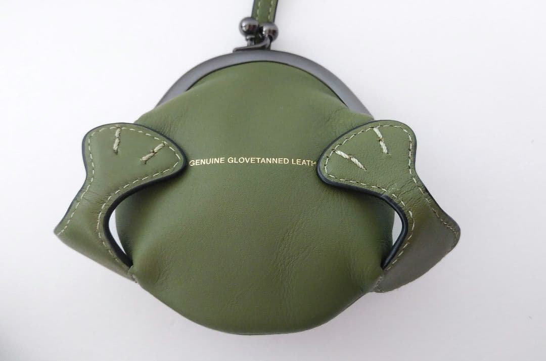 希少☆未使用☆コーチ☆ケース ポーチ 小物入れ チャーム☆蛙 フロッグ☆革