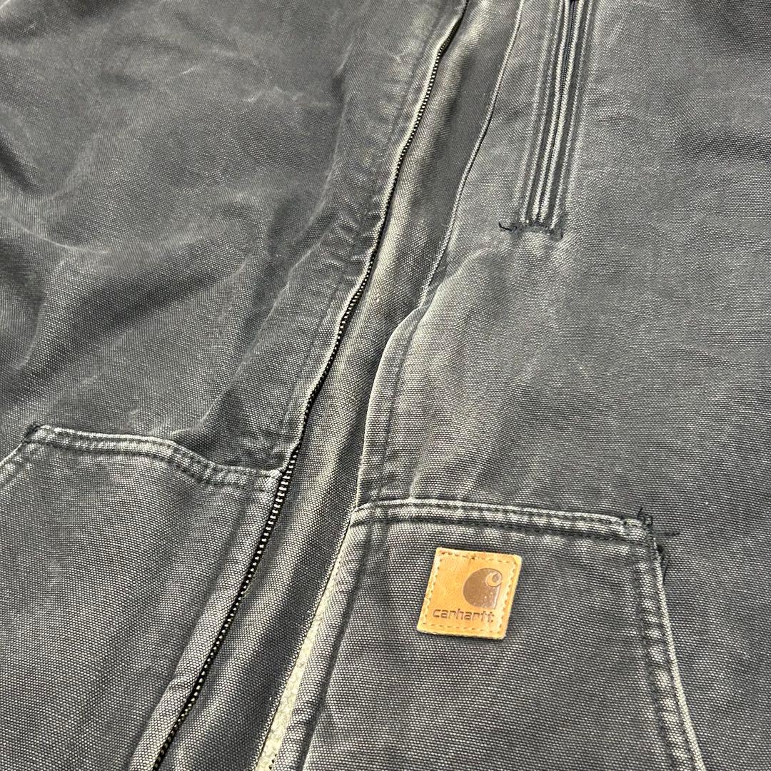 ◾️カーハート◾️フェード◾️ダックジャケット◾️Carhartt◾️XL◾️ブラック◾️