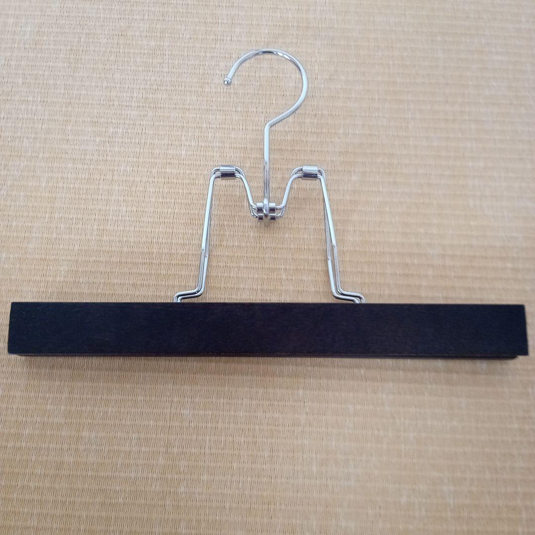 ナカタハンガー 4本 　　　　　　　スモークブラウン