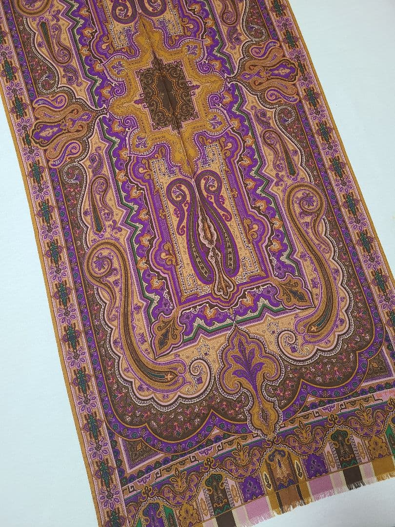 週末値下げ♪ETRO エトロ ペイズリー柄 大判 ストール ショール マフラー