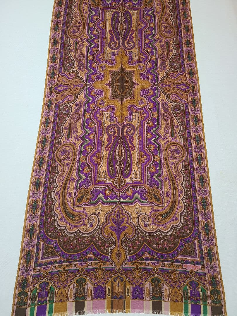 週末値下げ♪ETRO エトロ ペイズリー柄 大判 ストール ショール マフラー