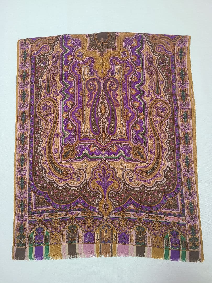 週末値下げ♪ETRO エトロ ペイズリー柄 大判 ストール ショール マフラー