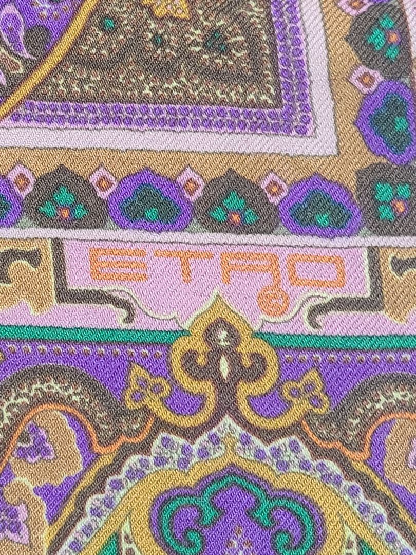 週末値下げ♪ETRO エトロ ペイズリー柄 大判 ストール ショール マフラー