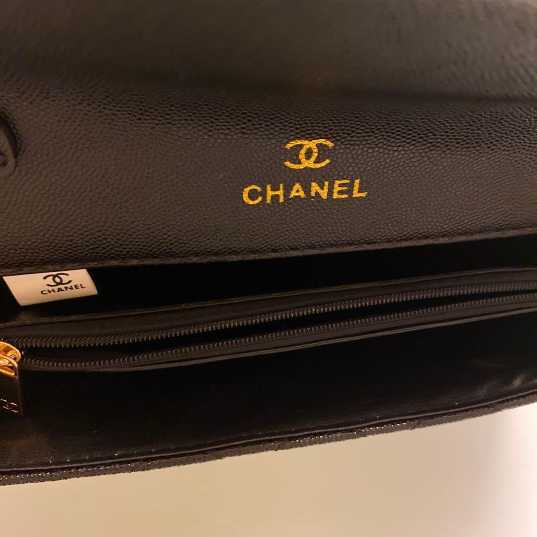 CHANEL キルティングショルダーバッグ　ブラック　ノベルティ