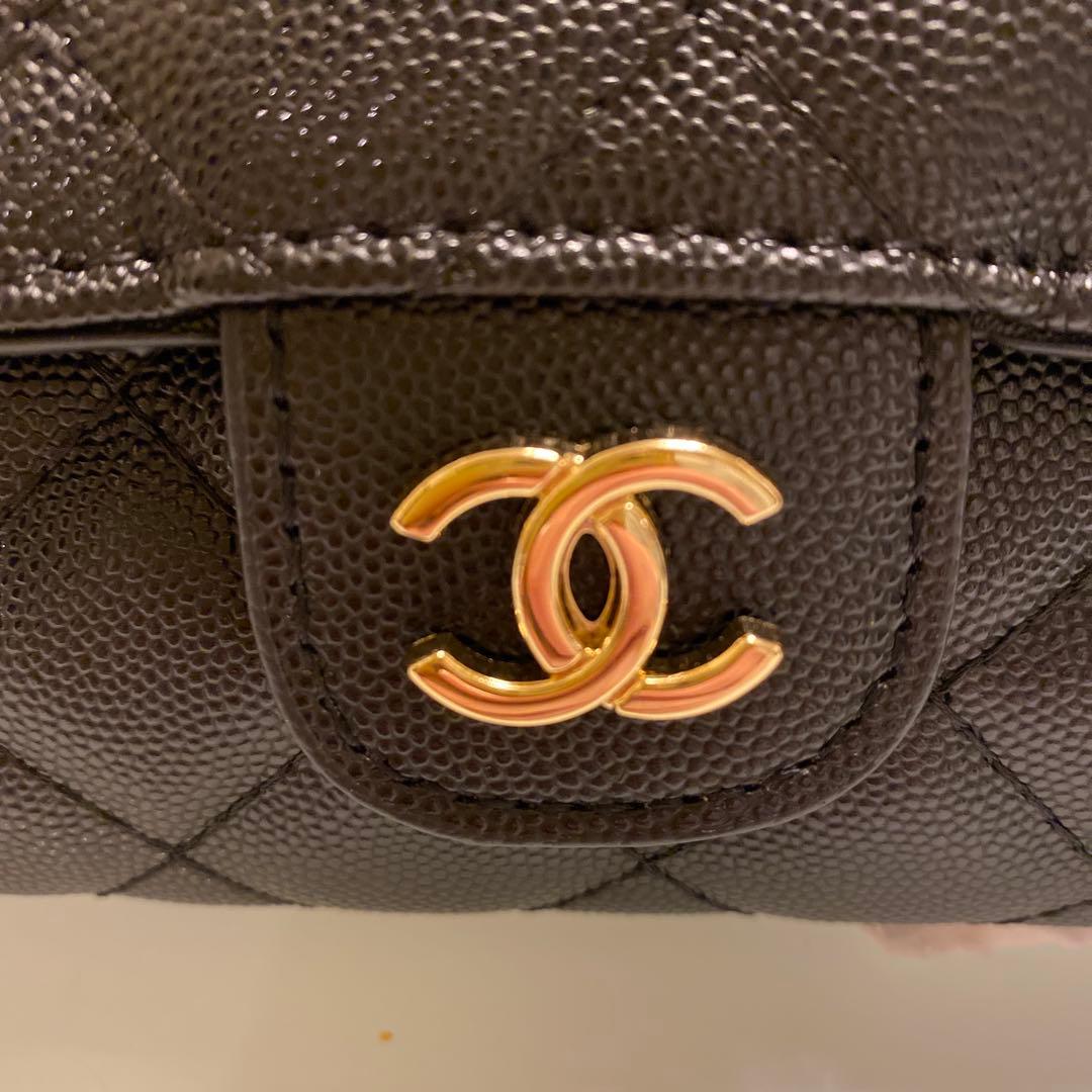 CHANEL キルティングショルダーバッグ　ブラック　ノベルティ