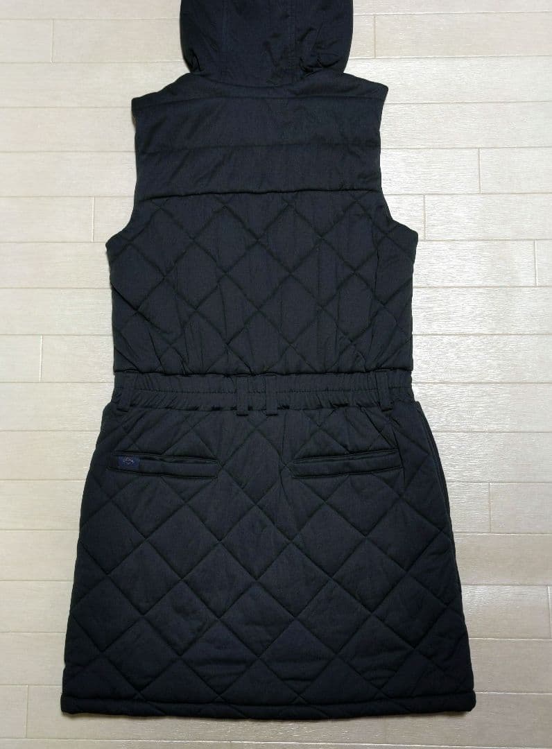 rena mom ♫　キャロウェイ中綿ワンピースS黒ブラック