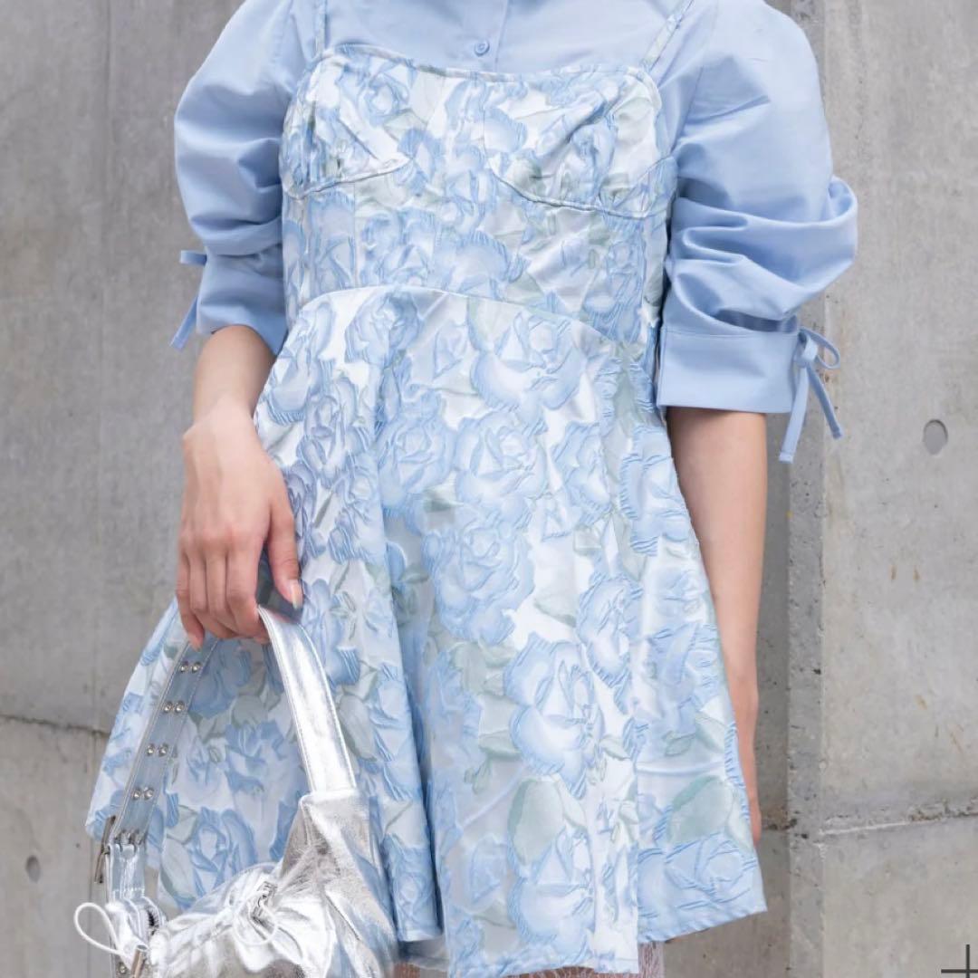 POPPY ジャガードフレアキャミチュニック