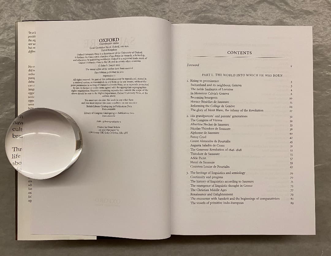 洋書）John E. Joseph, Saussure, 2012.