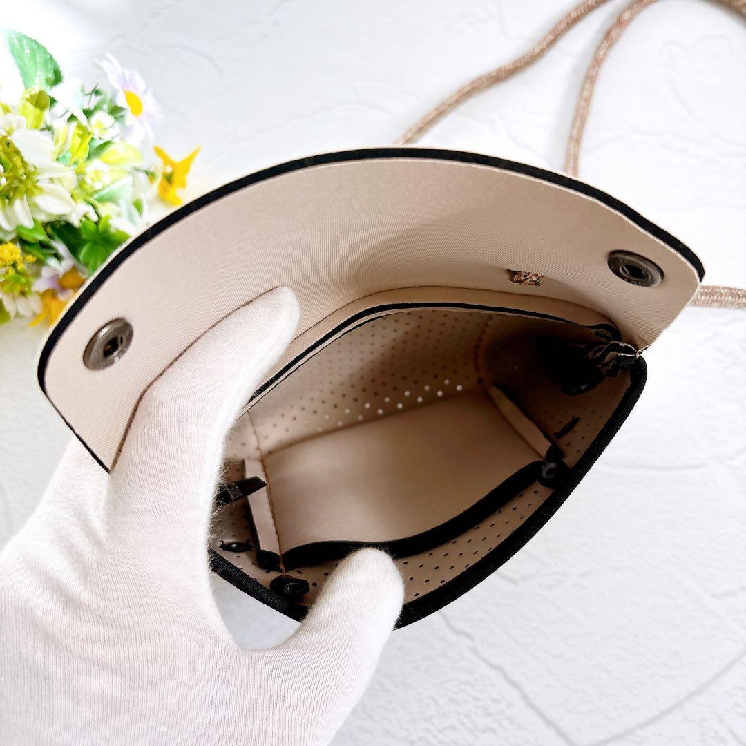 美品 STATE OF ESCAPE コンパス ベルトバッグ 3way ベージュ