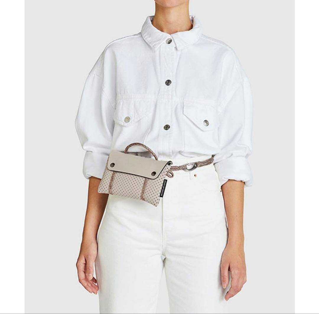 美品 STATE OF ESCAPE コンパス ベルトバッグ 3way ベージュ