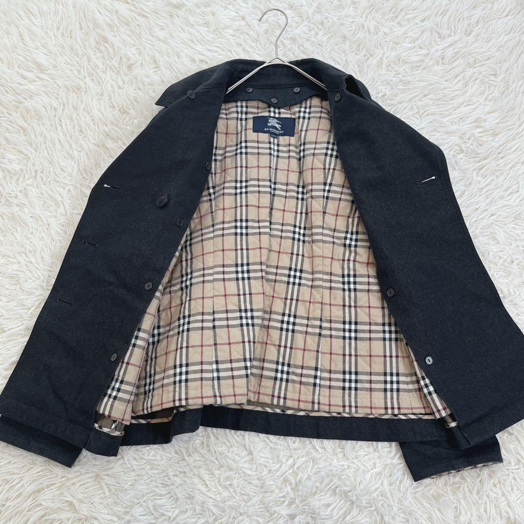 バーバリー ノバチェック ライナー付きデニムジャケット ダブル Gジャン2way