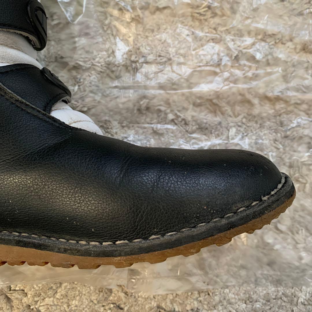 ガエルネ ブラック×イエロー オフロードブーツ 28cm バックル