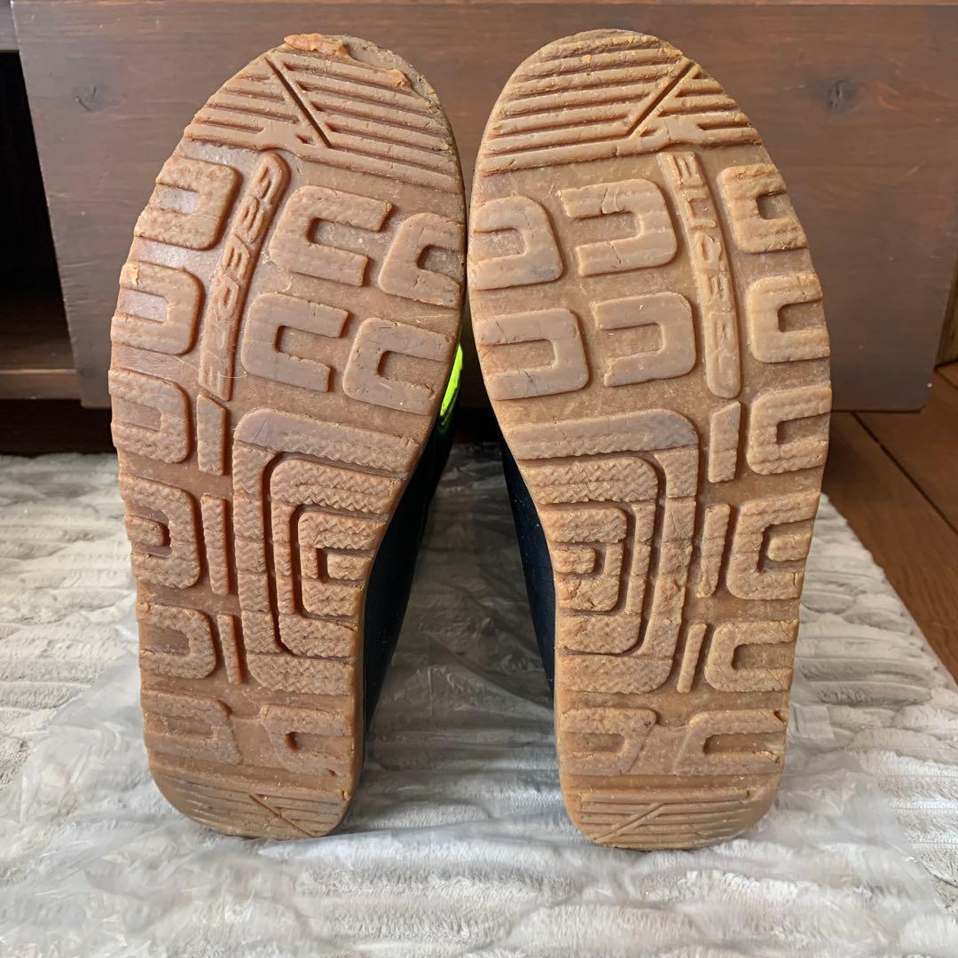 ガエルネ ブラック×イエロー オフロードブーツ 28cm バックル