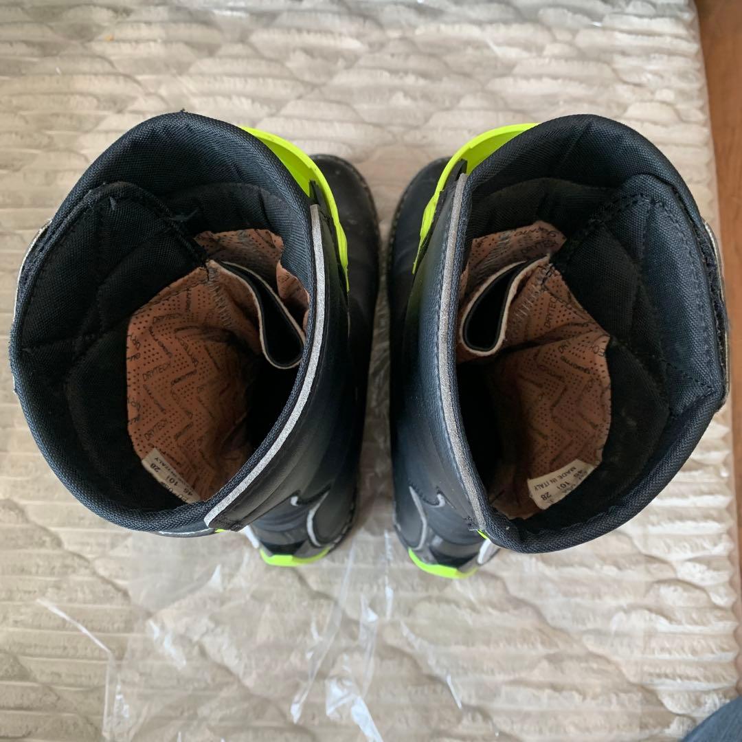 ガエルネ ブラック×イエロー オフロードブーツ 28cm バックル