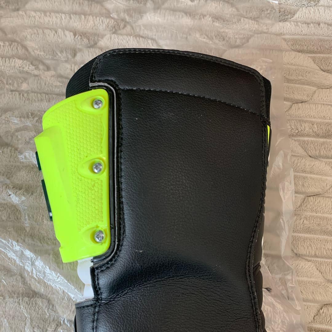 ガエルネ ブラック×イエロー オフロードブーツ 28cm バックル