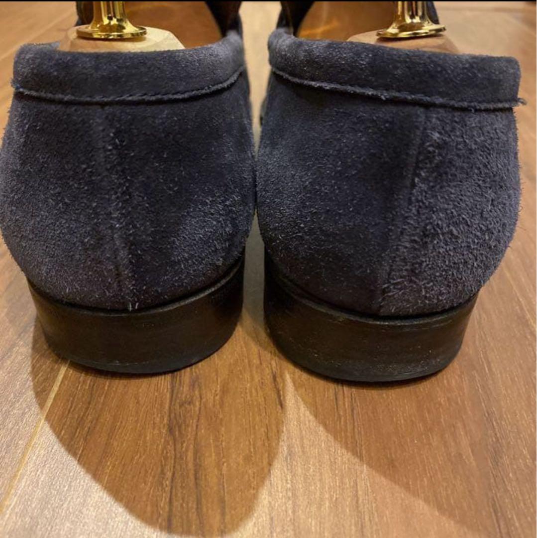 カルミナ スエード ローファー （US7 ネイビー）