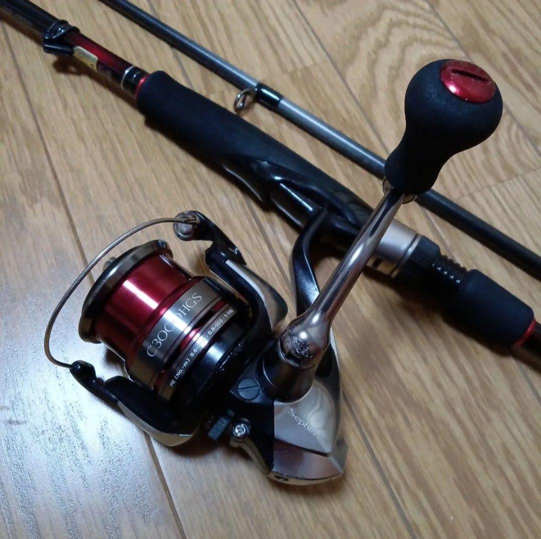 人気ブランド　シマノ　セフィア　エギングセット　ロッド　リール