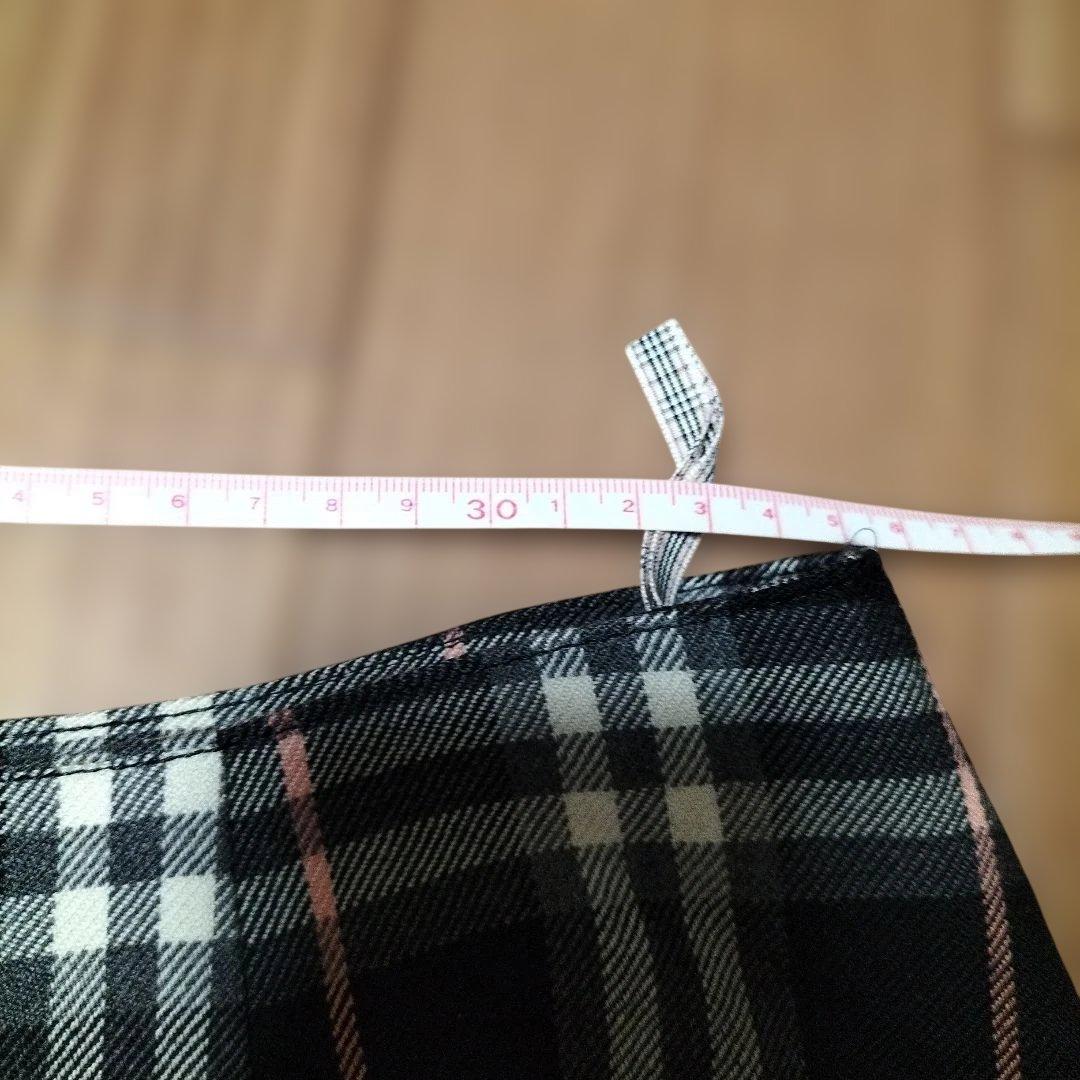 美品 BURBERRYBLUELABEL ノバチェックスカート38ウール ミニ丈