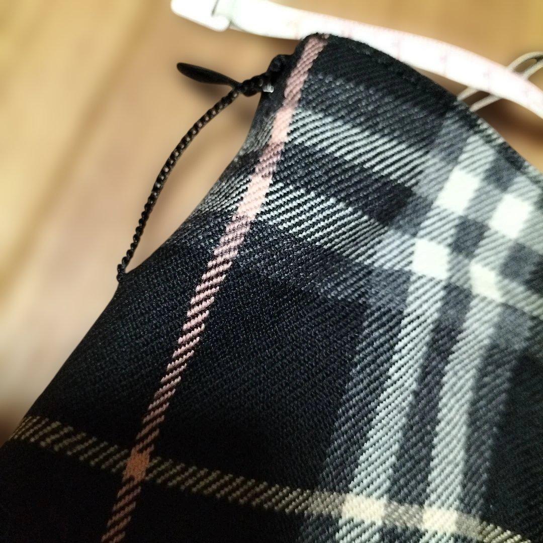 美品 BURBERRYBLUELABEL ノバチェックスカート38ウール ミニ丈