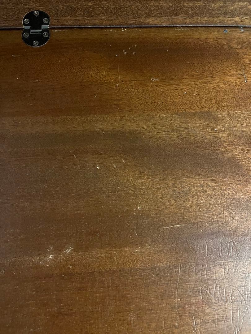 ライティングビューロー　ライティングデスク　スペイン製タイル付き　学習机