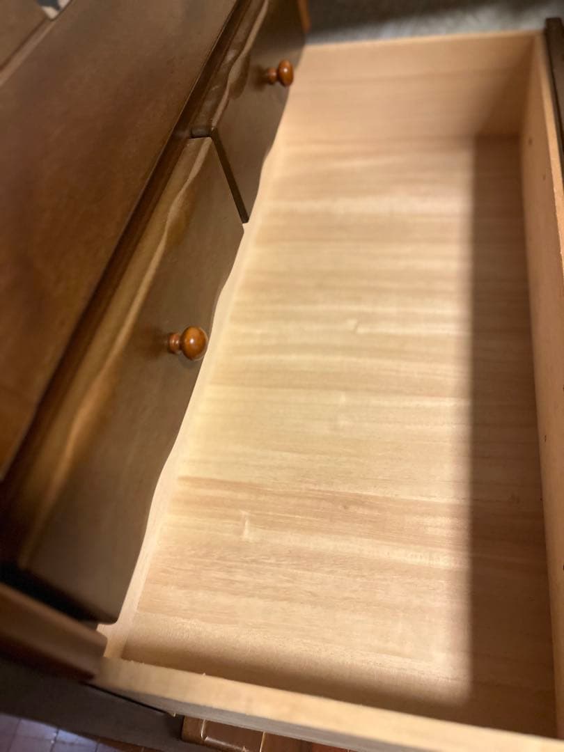 ライティングビューロー　ライティングデスク　スペイン製タイル付き　学習机