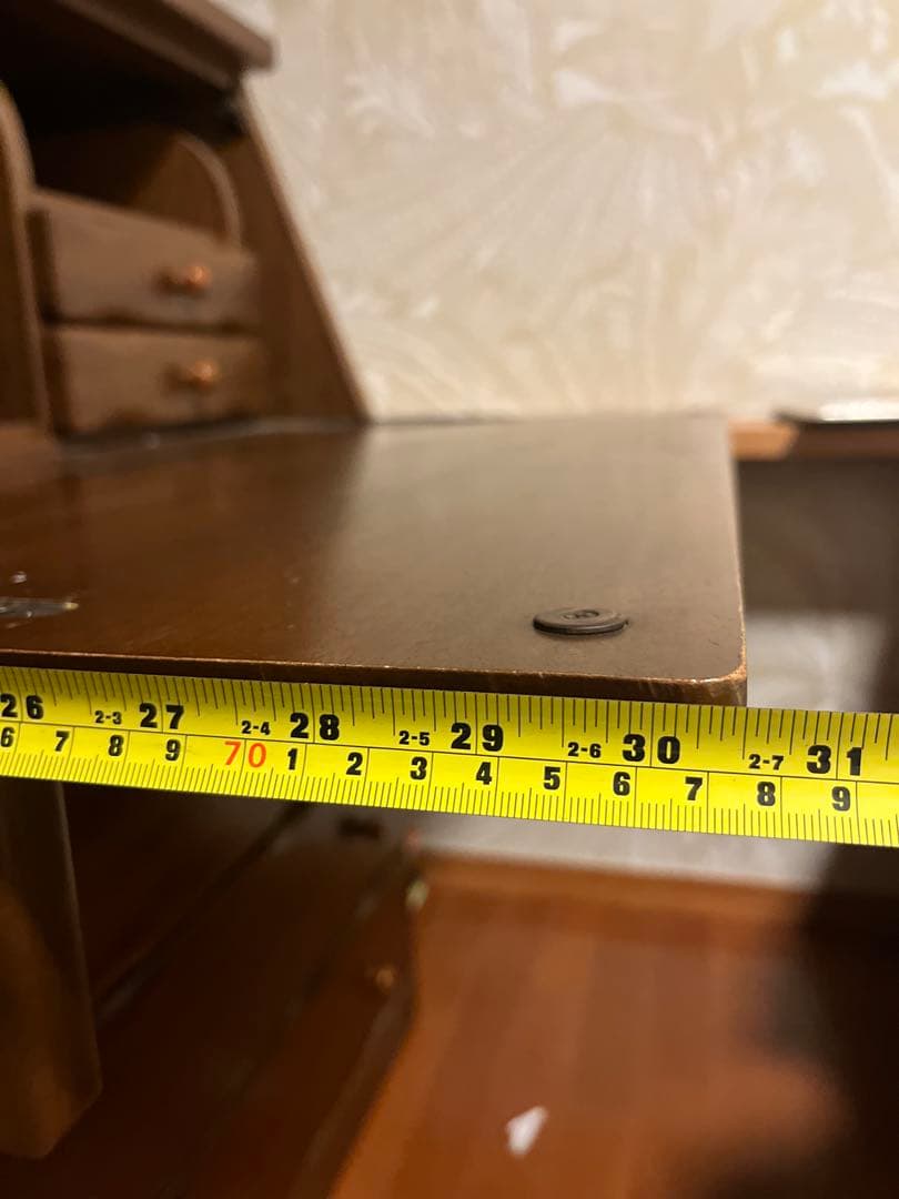 ライティングビューロー　ライティングデスク　スペイン製タイル付き　学習机