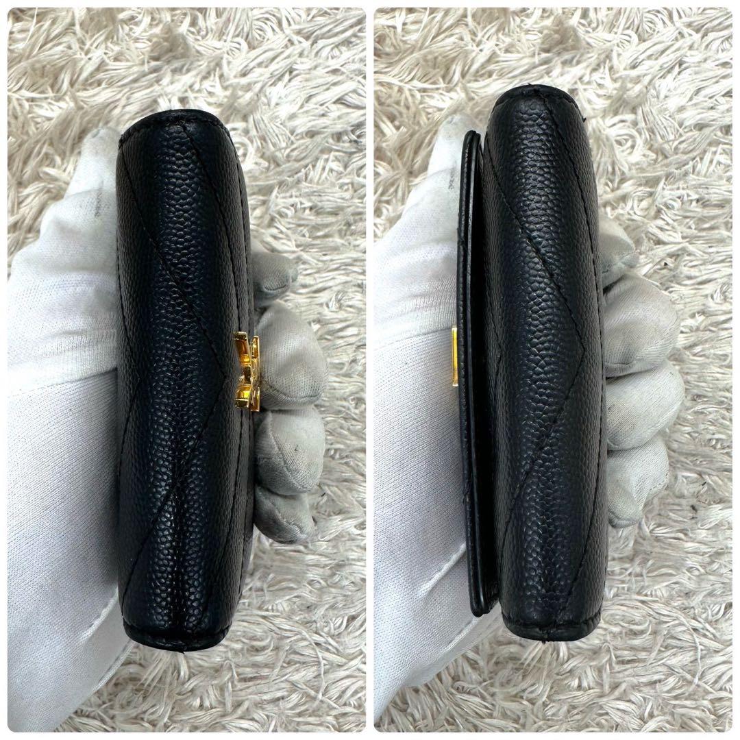 【極美品】サンローラン キーケース 6連 カサンドラ YSL ブラック 黒