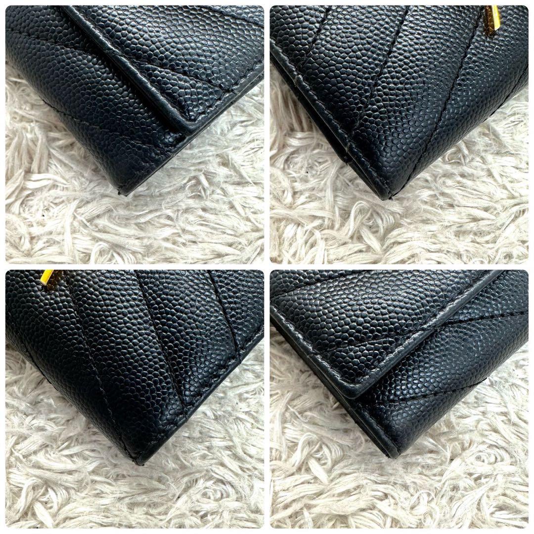 【極美品】サンローラン キーケース 6連 カサンドラ YSL ブラック 黒