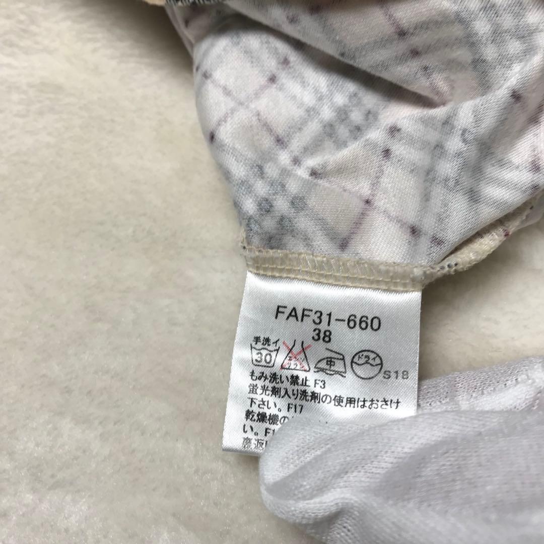 バーバリーブルーレーベル　ノースリーブ　パフスリーブ　ポロシャツ　ノバチェック