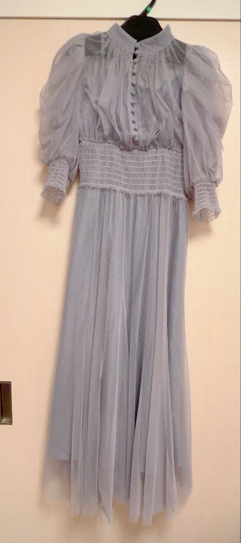 SNIDEL スナイデル ドットチュールドレス