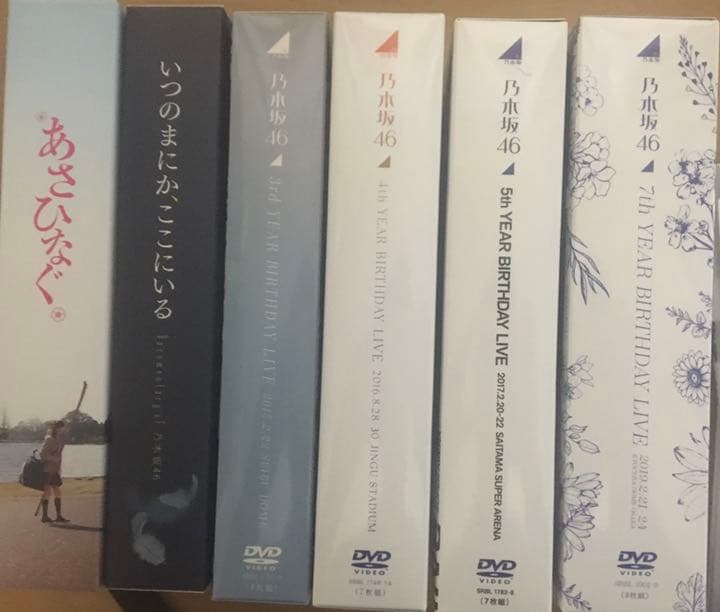 乃木坂46 DVD3.4.5.6.7th Birthdayliveなど