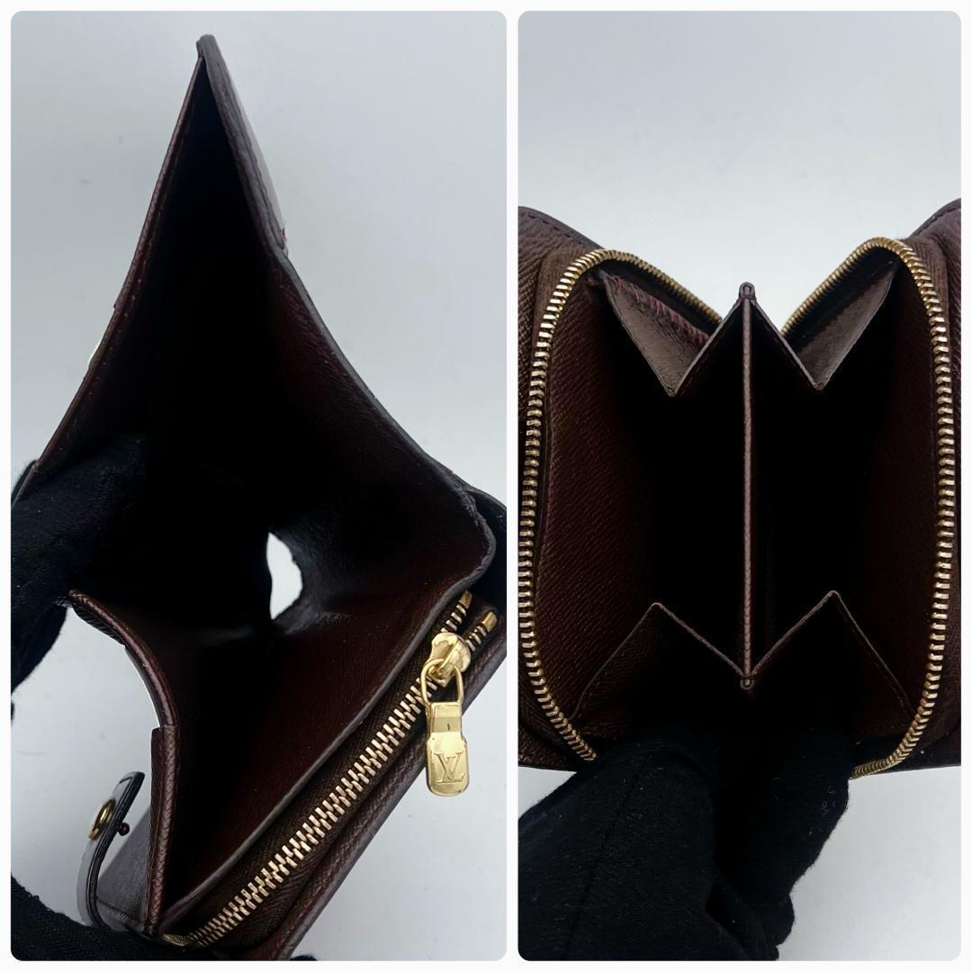 開運財布！ルイヴィトン コンパクトジップ ダミエ 財布 正規保証2X5326.