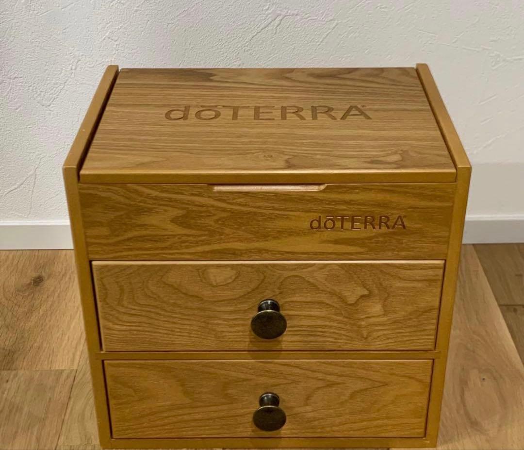 ドテラ doTERRA ウッドボックス 3段 木箱