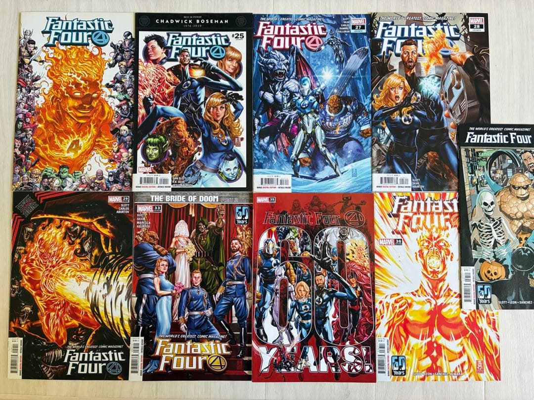 アメコミ Fantastic four 9冊 ファンタスティックフォー　リーフ