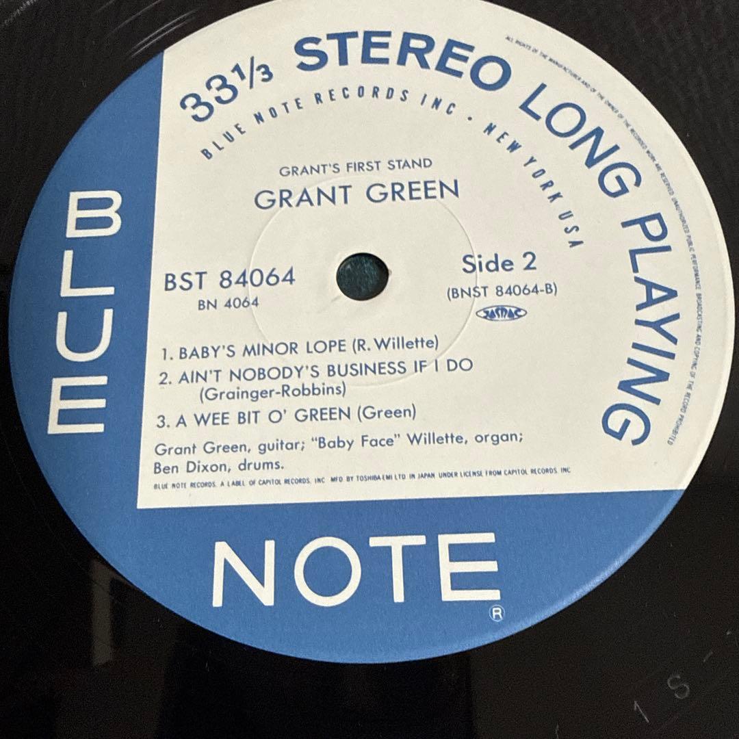 LP12in国内盤BST-84064グラントグリーン/グランツファーストスタンド