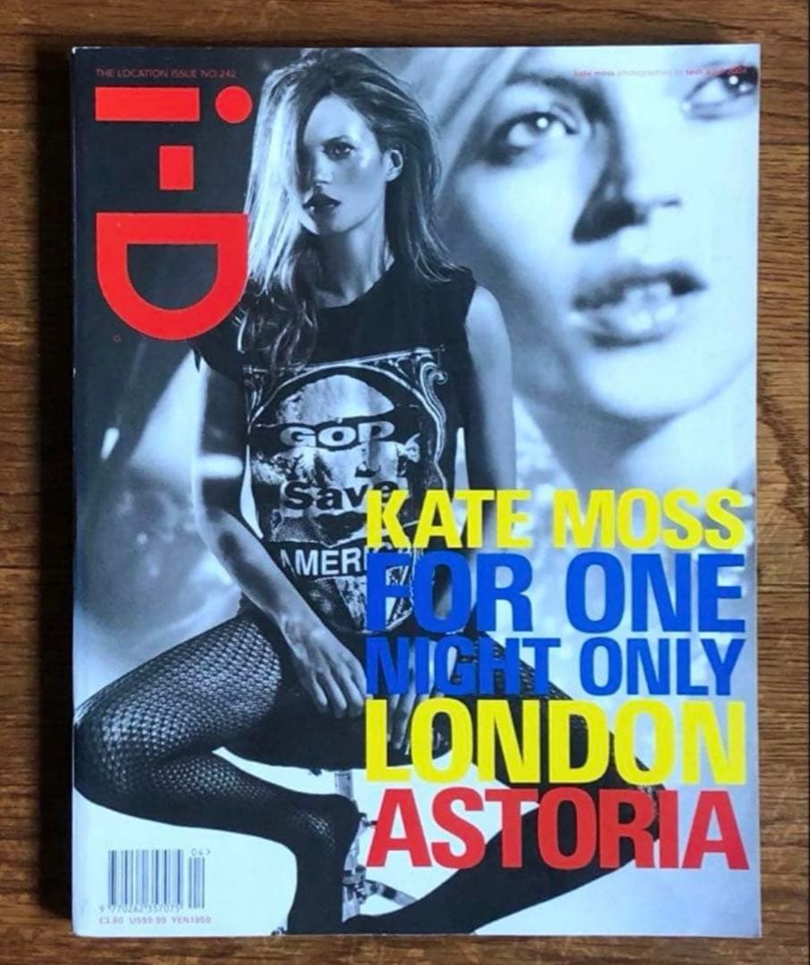 ケイト•モス表紙‼️ i-D Magazine KATE MOSS