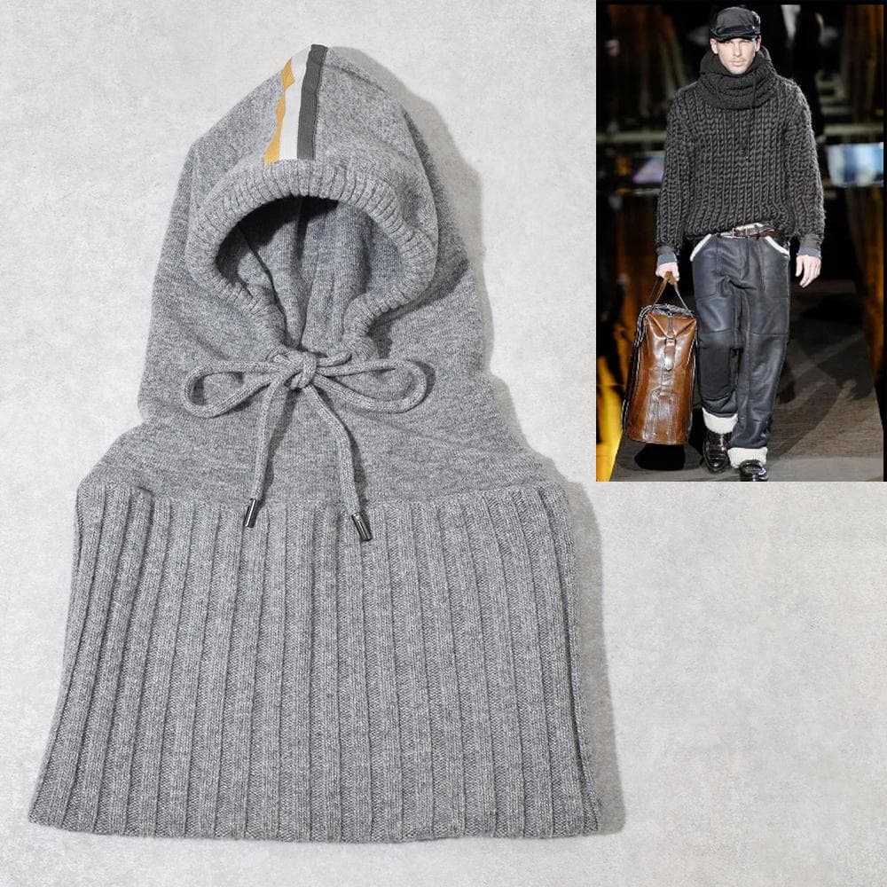 08AW archive DOLCE&GABBANA バラクラバ フードマフラー
