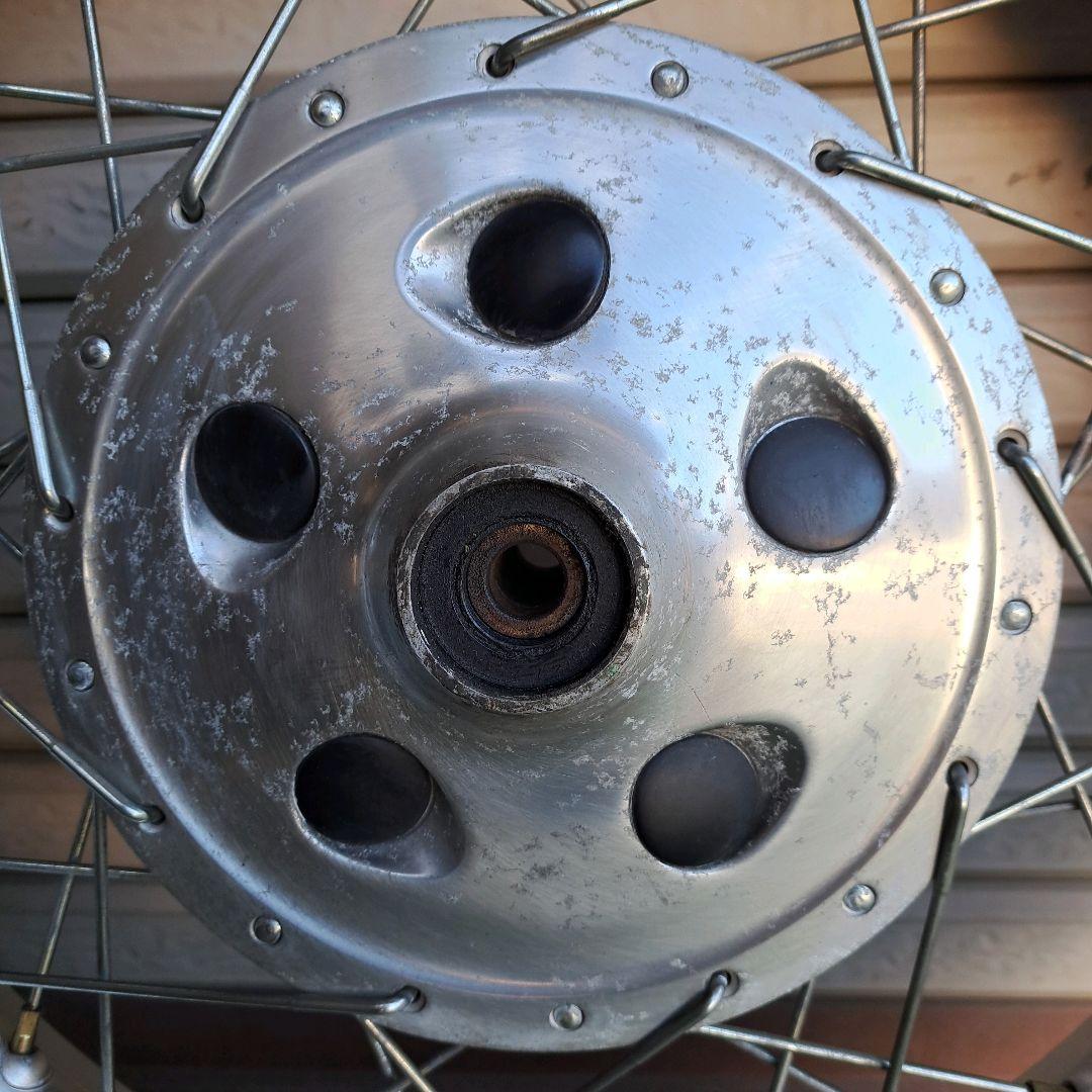 ヤマハ SR400 SR500 ホイール ドラムブレーキ バイクパーツ 当時物