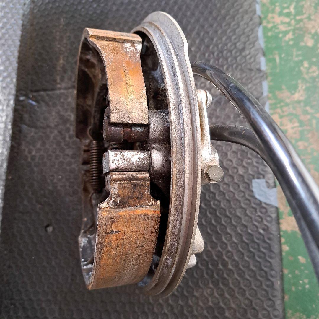 ヤマハ SR400 SR500 ホイール ドラムブレーキ バイクパーツ 当時物