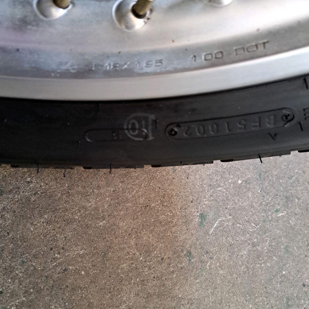 ヤマハ SR400 SR500 ホイール ドラムブレーキ バイクパーツ 当時物