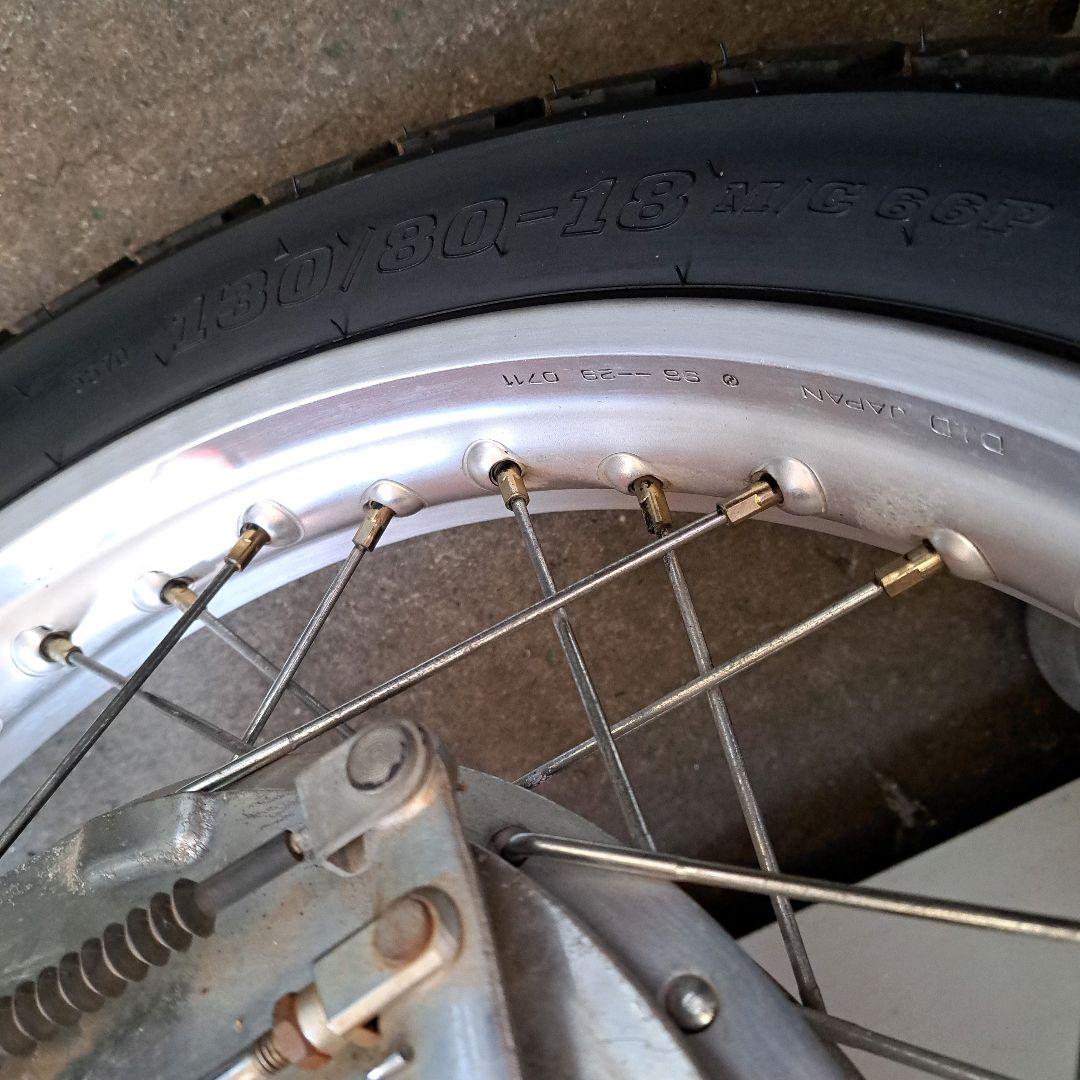 ヤマハ SR400 SR500 ホイール ドラムブレーキ バイクパーツ 当時物