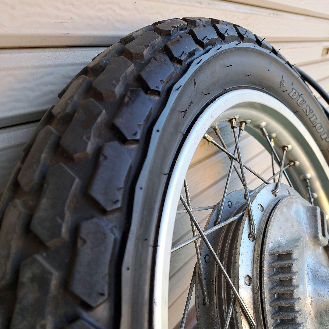 ヤマハ SR400 SR500 ホイール ドラムブレーキ バイクパーツ 当時物