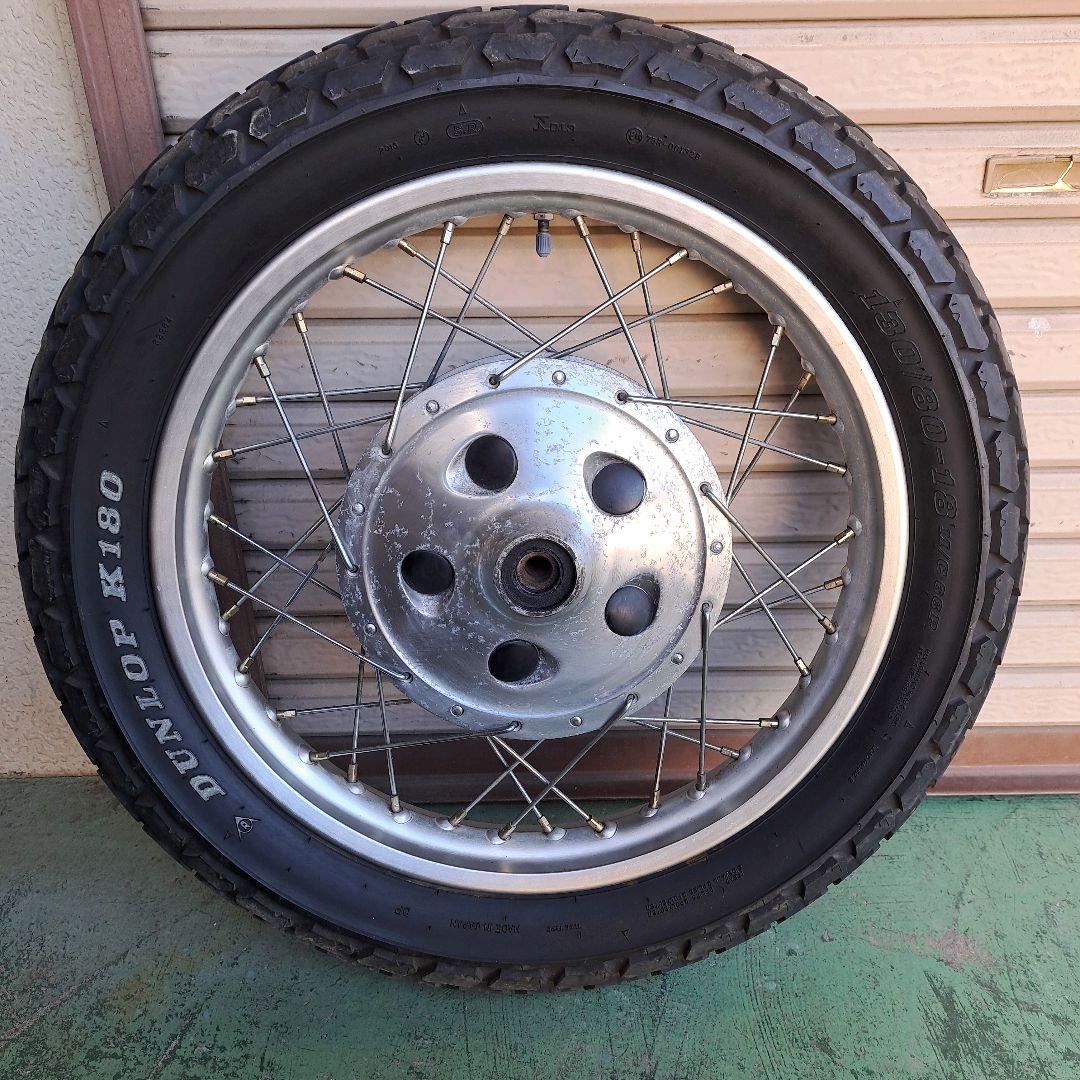 ヤマハ SR400 SR500 ホイール ドラムブレーキ バイクパーツ 当時物