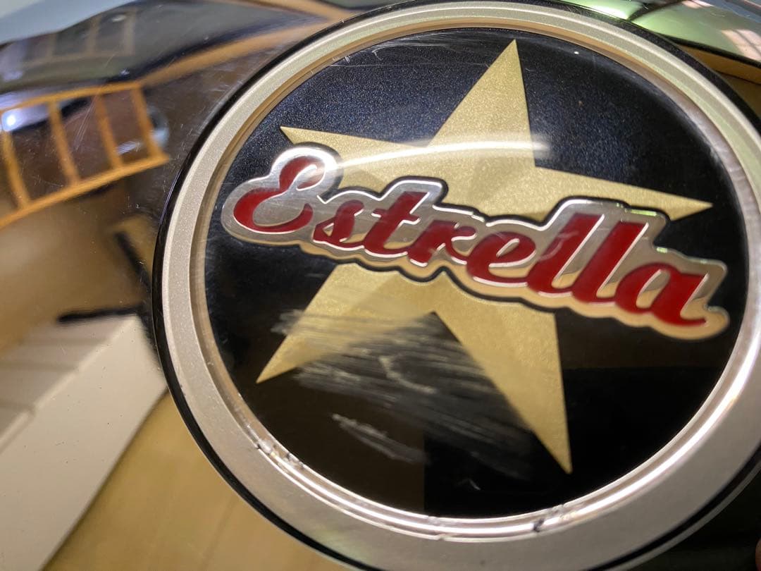 Kawasaki エストレヤ　エストレア　タンク　メッキ　キャブ　カワサキ