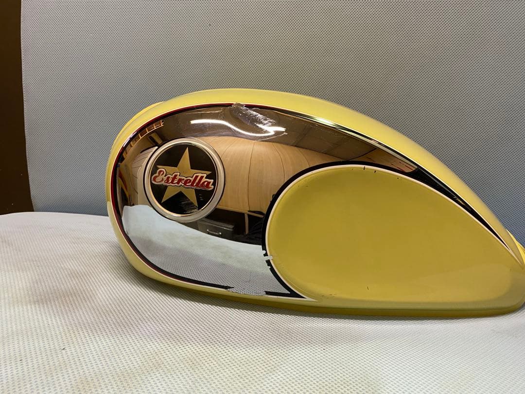 Kawasaki エストレヤ　エストレア　タンク　メッキ　キャブ　カワサキ