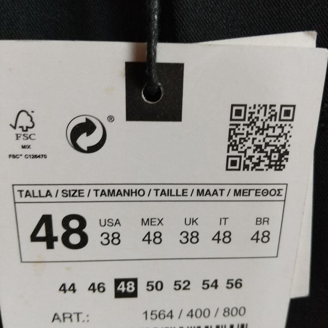 新品未使用　春夏向きZARAセットアップ　細身　COOL素材　ブラック　Ｍ相当