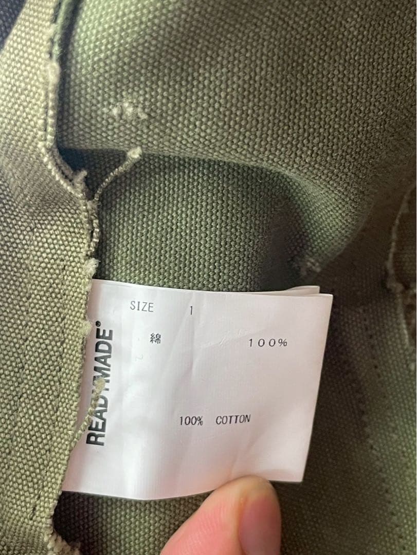 READYMADE MOTORCYCLE JACKET サイズ1カーキ