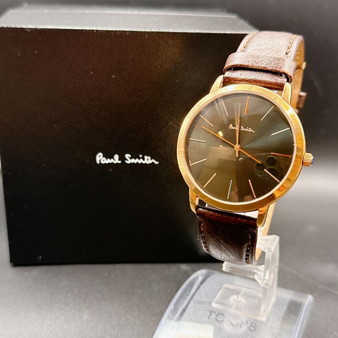 稼働品 美品 Paul Smith クォーツ 稼働 箱付き ポールスミス　メンズ