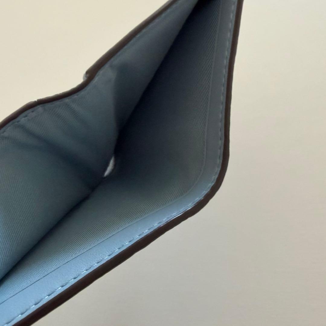 美品✨COACH ミラ スモール フラップ ウォレット・カラーブロック